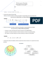 Ficha Informativa Matematica 8 Ano Conjuntos Numericos Dizimas