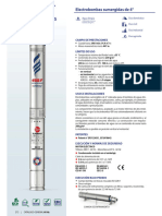 Cot. Espec - Electrobomba Sumergible