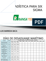 Estadística para Six Sigma