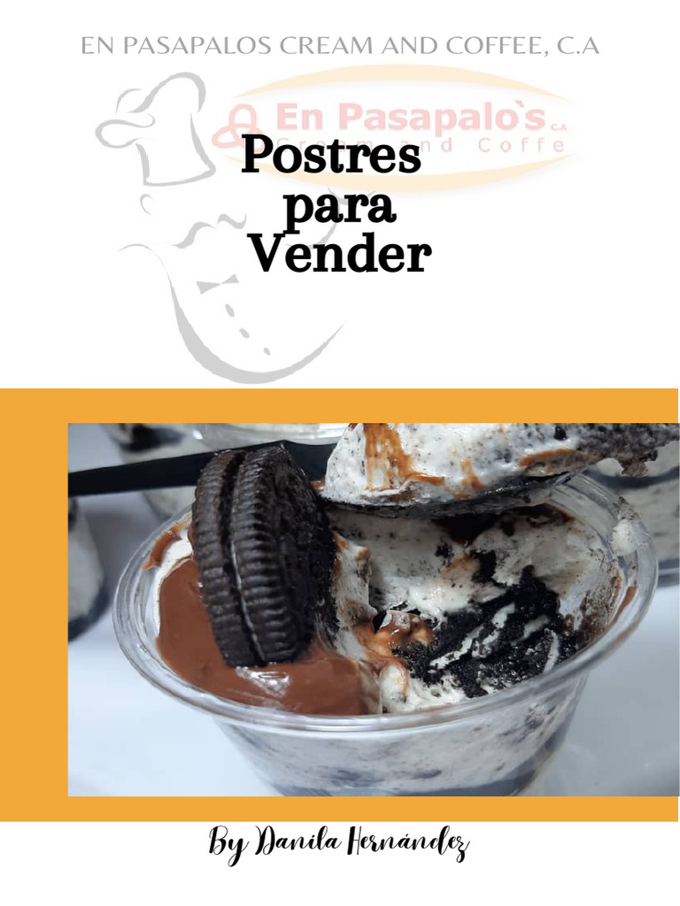 Recetas de Postres en Vasos para Vender | PDF | Postres | Crema
