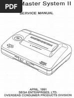 Sega Master System II Service Manual April, 1991