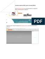 Manual para Converter Arquivos PDF 'S para o Formato PDF/A.: PDF-Xchang e Editor