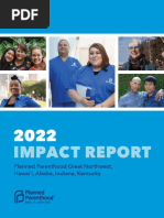 Planned Parenthood Great Northwest 2022 Impact Report Digital