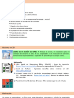 Sesión 4.1 Vectores en 2D - Notas