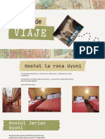 Presentación Diapositivas Plan de Viaje de Vacaciones Scrapbook Beige y Verde