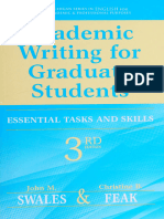 Academic Writing for Graduate Students. Essential Tasks and Skills (3rd Edition)