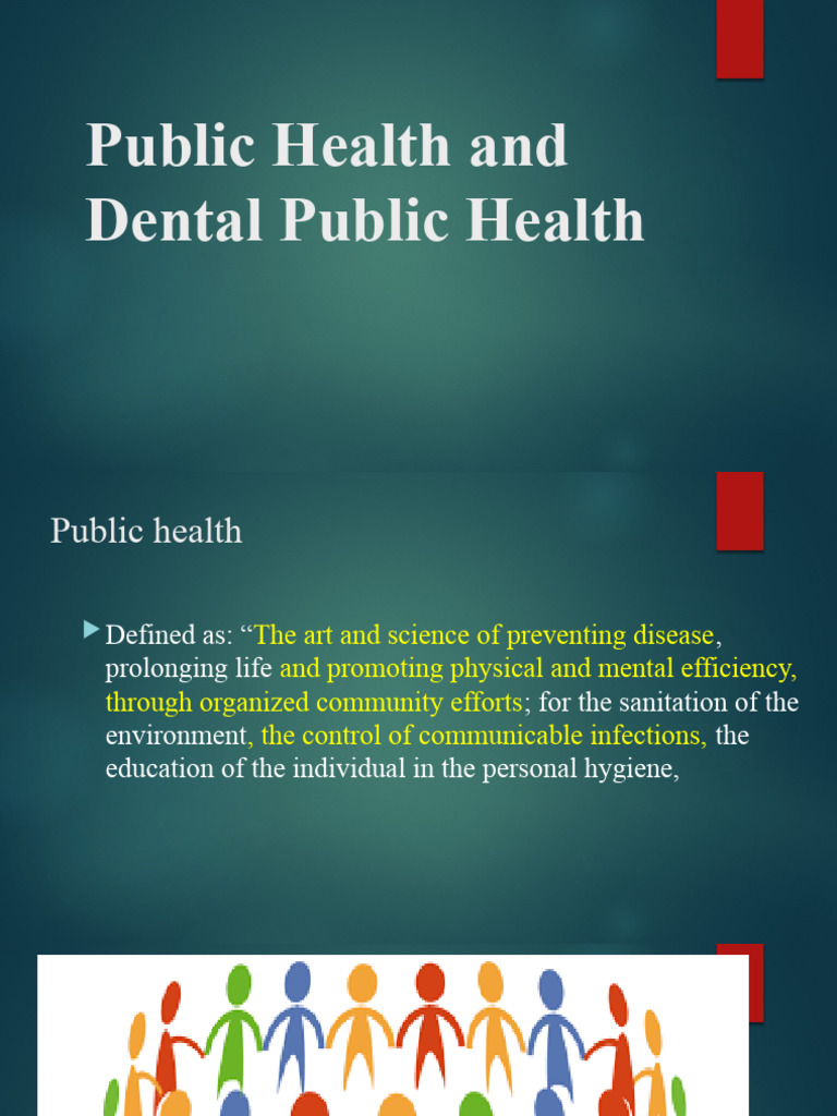 Understanding Dental Public Health | PDF | Periodontology | Dentistry