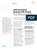 Hpe Storeonce Backup With Veeam