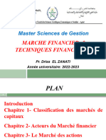 Cours Du MarchÃ© Financier Et Techniques Financiã©res PR ZANATI 22-23 VDE