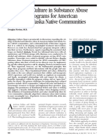 The Role of Culture in Substance Abuse Treatment Programs For American Indian and Alaska Native Communities