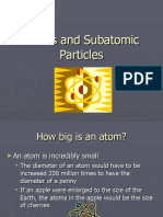 Atoms and Subatomic Particles