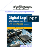 Digital Logic and Microprocessor Design With Interfacing 2nd Edition Hwang Solutions Manual