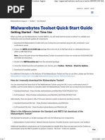 Malwarebytes Toolset Quick Start Guide - Malwarebytes Support