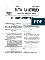 MZ Government Gazette Series I Supplement No 2 Dated 1999-02-23 No 7