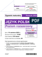 Jezyk Polski 2023 Czerwiec Matura Rozszerzona