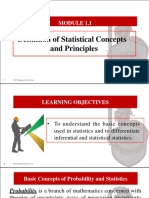 Module 1.1 Basic Statistical Concepts