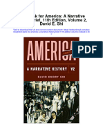 Test Bank For America A Narrative History Brief 11th Edition Volume 2 David e Shi