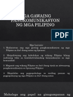 U3 - Mga Gawaing Pangkomunikasyon NG Mga Pilipino - FIL101