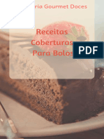 Receitas Coberturas para Bolos: Culinária Gourmet Doces