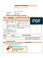 Sesión de Aprendizaje 09 de Nov. Matematica y Tutoria