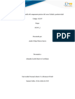 Desarrollo Del Componente Práctico Del Curso Calidad y Productividad