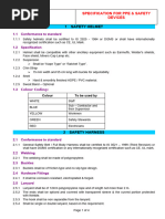 Specification of PPE