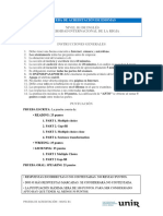 Prueba Acreditaciã - N B1 Reading and Writing