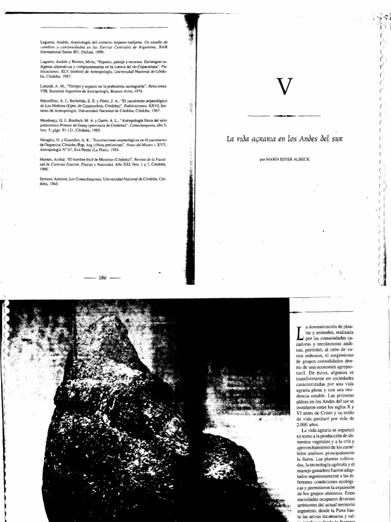 Albeck m e cap v la vida agraria en los andes del sur pdf
