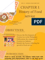 CHAPTER 1 History of Food Service