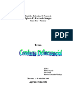 Conducta Delicuencial