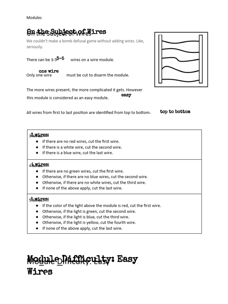 Defusal Manual Roblox PDF Color Mathematics