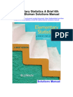 Elementary Statistics A Brief 6th Edition Bluman Solutions Manual