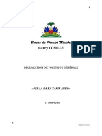 politique generale conille