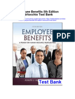 Employee Benefits 5th Edition Martocchio Test Bank