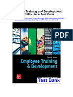 Employee Training and Development 7th Edition Noe Test Bank