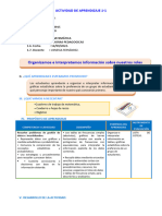 Sesión de Matemática Lunes 12