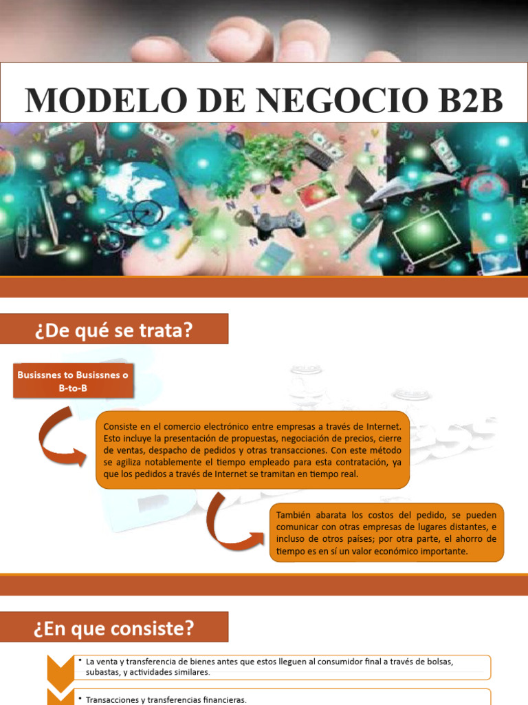 Modelo de Negocio B2B | PDF | Comercio electrónico | Marketing