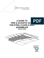 SFA - A Guide To Fire and Acoustic Data For Steel Floor and Wall Assemblies