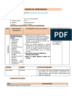 Sesión de Aprendizaje 04 de Julio Matematica