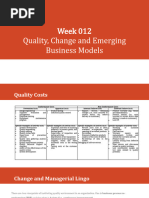 010 Quality, Change and Emerging Business Models