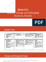 010 Quality, Change and Emerging Business Models