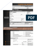 Carta de Instrucciones