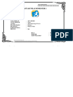 Daftar Nilai Kelas III B 2021-2022