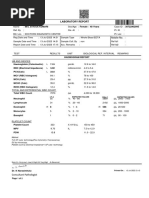 Laboratory Report: Consultant Pathologist