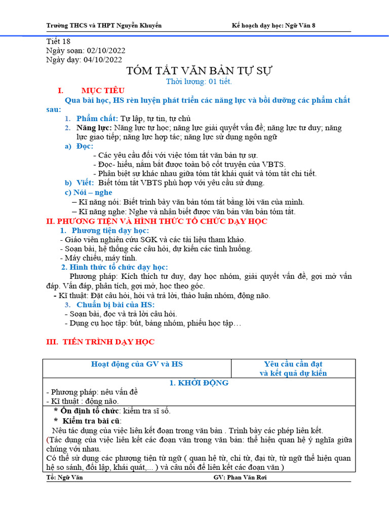 18 Tom Tat Van Ban Tu Su Pdf