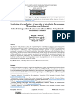 Leadership Styles and Culture of Innovation in Hotels in The Bucaramanga Metropolitan Area (Colombia)