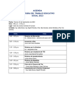 Agenda Final Clausura Del TES