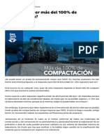 ¿Se Puede Tener Más Del 100% de Compactación