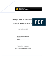 TF - M Mayochi - Valuación de Empresas - IPO Loma Negra