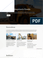 Sitio Web, Archivo y Presentacion - Maquinaria Pesada